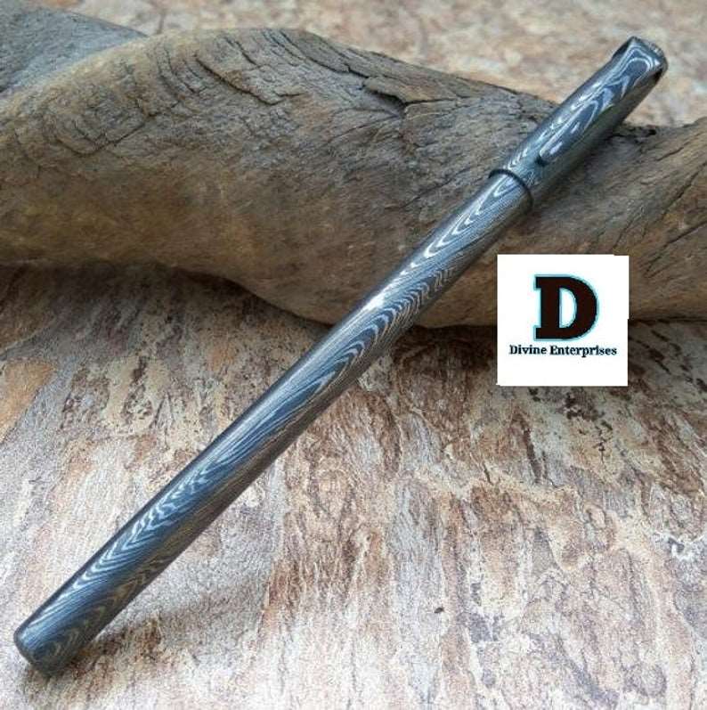 Damascus Knife Handmade - 06'' Damascus steel Ball point DE-0084