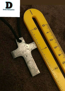 Custom Handmade Damascus steel Viking pendant /Thor Hammer Pendant DE-0013