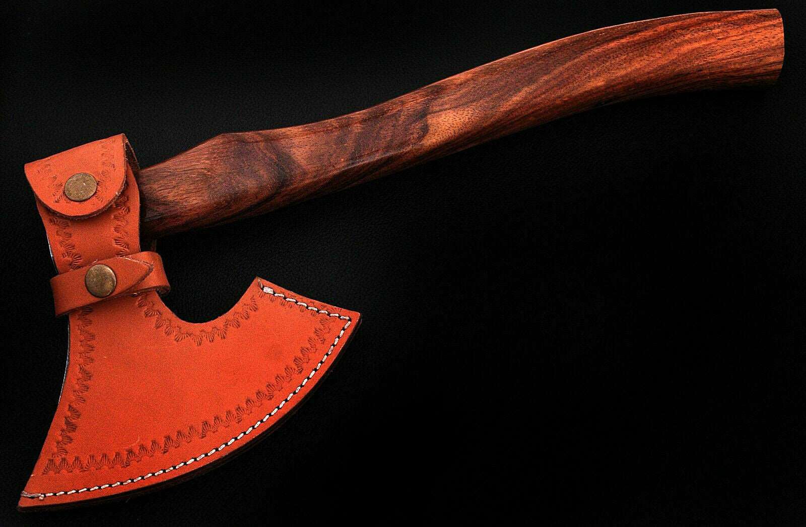 Custom Handmade Damascus Steel Tomahawk Hatchet