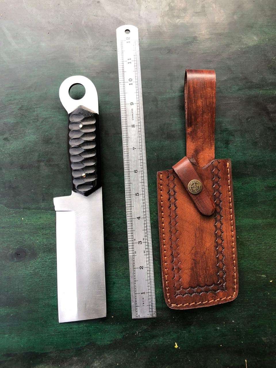 Custom hand Made D2 Steel Tanto knife MB-0094