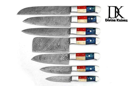 Chef Knife – damascus , nan handle