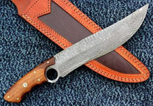 Load image into Gallery viewer, Custom Handmade Bowie Knife Damascus Steel | Hunting Knives