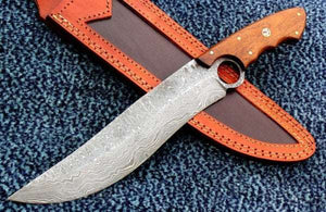 Custom Handmade Bowie Knife Damascus Steel | Hunting Knives