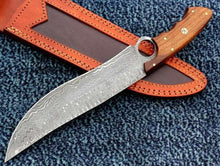 Load image into Gallery viewer, Custom Handmade Bowie Knife Damascus Steel | Hunting Knives