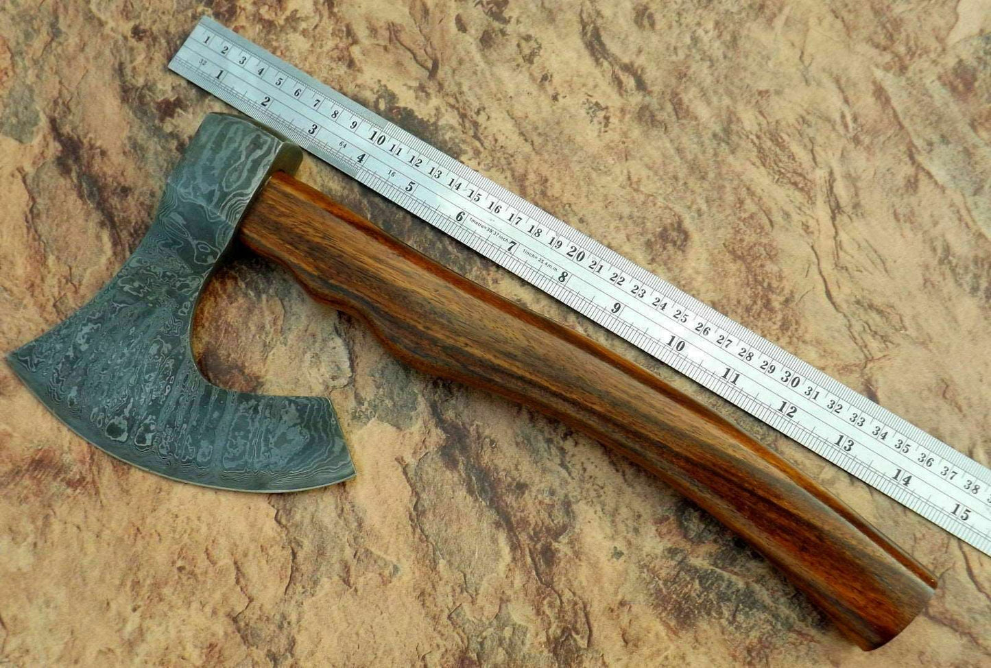 Damascus Steel Axe Viking Axe Hatchet Axe Bearded Axe Tomahawk