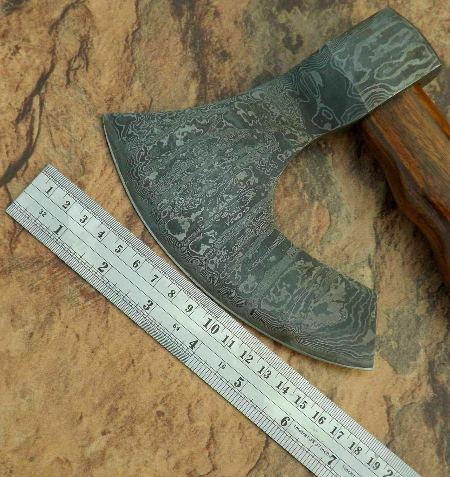 Damascus Steel Axe Viking Axe Hatchet Axe Bearded Axe Tomahawk