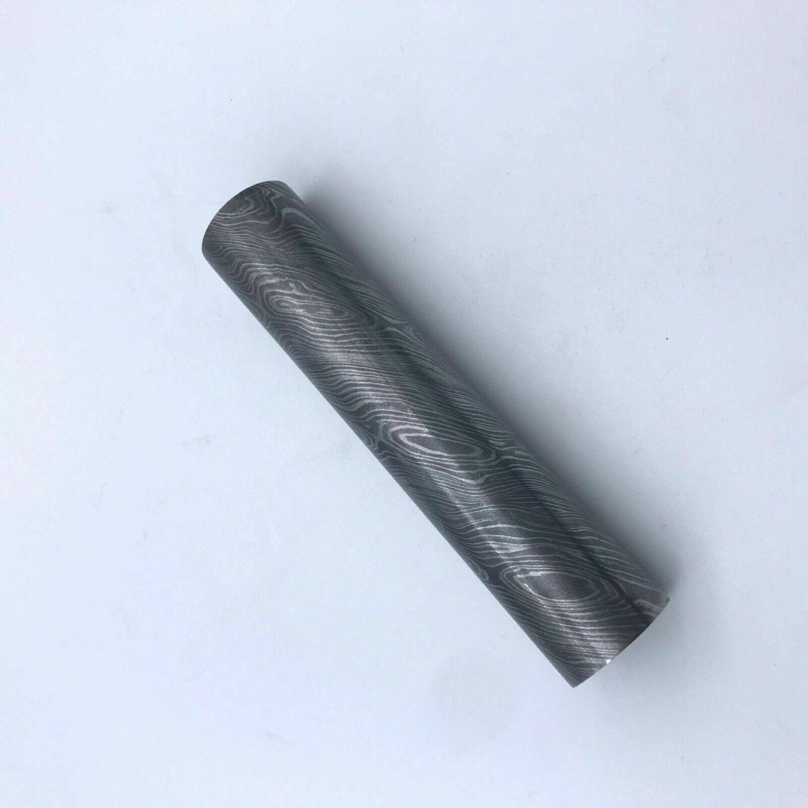4 Inches Damascus steel rod-round bar for Jewelry and Rings making DE-0069