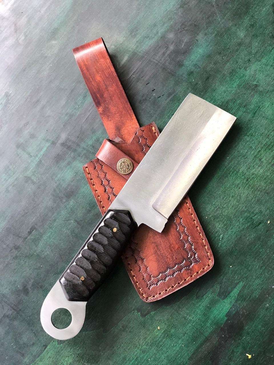 Custom hand Made D2 Steel Tanto knife MB-0094
