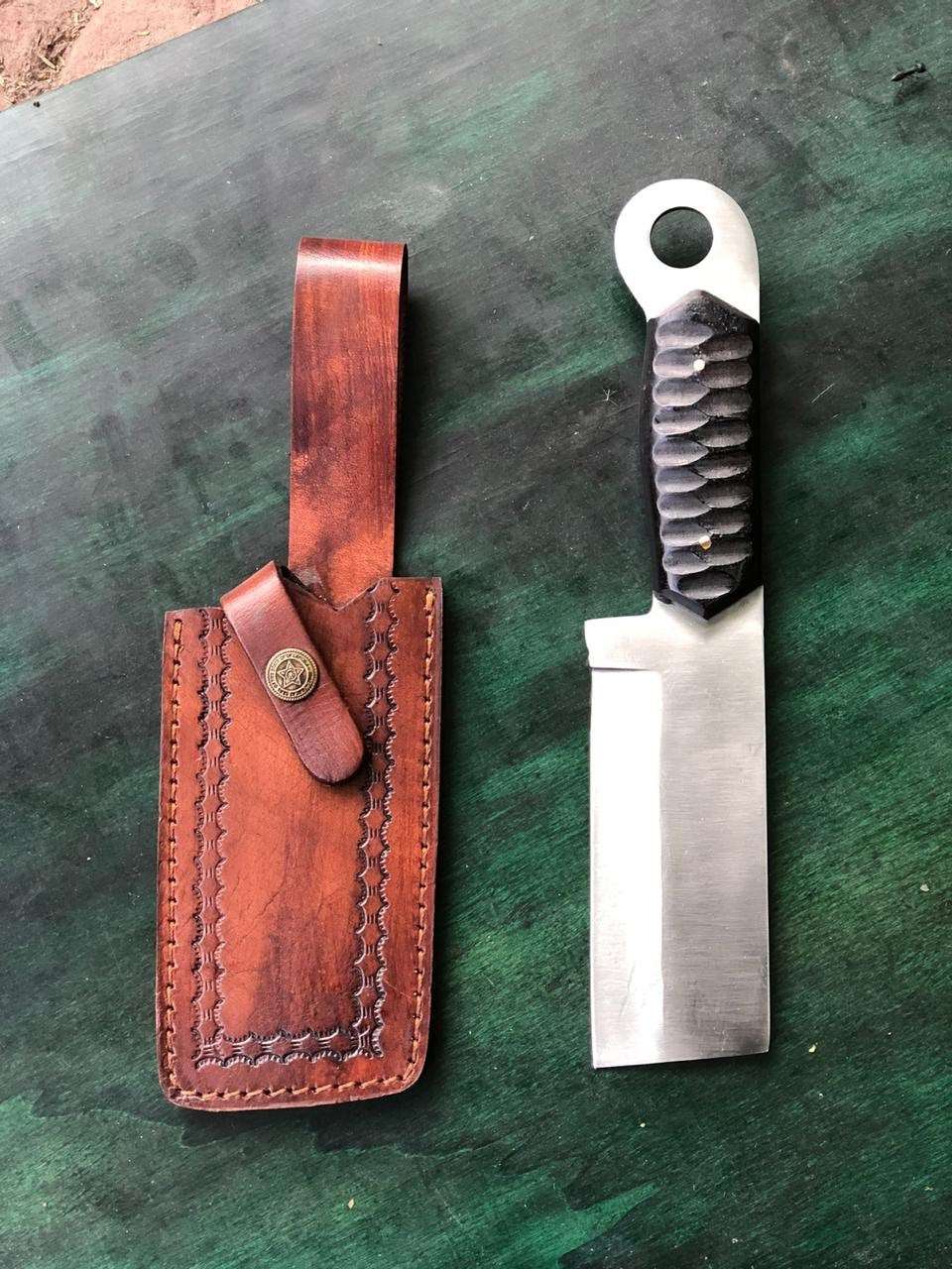 Custom hand Made D2 Steel Tanto knife MB-0094