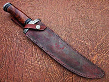 Load image into Gallery viewer, Custom Handmade Bowie Knife Damascus Steel | Hunting Knives DK-0450