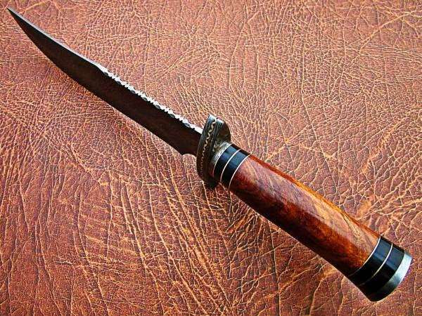Custom Handmade Bowie Knife Damascus Steel | Hunting Knives DK-0450