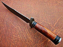 Load image into Gallery viewer, Custom Handmade Bowie Knife Damascus Steel | Hunting Knives DK-0450