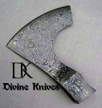 Load image into Gallery viewer, Custom  Handmade Damascus steel hatchet head DK-0105