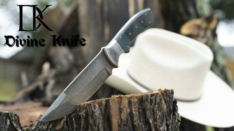 Damascus steel apex jungle 0tactical hunting knife with Amazing handle style DK-0078