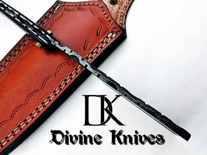 DK-0075 Custom Handmade Damascus Steel Shaving Razor / Sharp Razor for Shaving With amazing Sheath