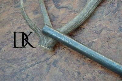 DK-0133 Twisted Damascus Steel Round Bar For Knife Guard/ring Jewelry Making