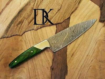 Damascus steel kitchen knife / chopper DK-0134
