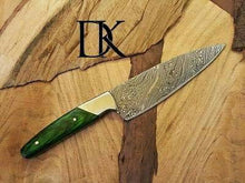 Load image into Gallery viewer, Damascus steel kitchen knife / chopper DK-0134