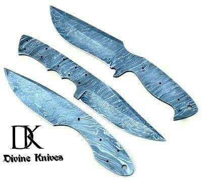 Skinner Knife – damascus , nan handle