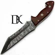 Load image into Gallery viewer, Handmade Damascus Steel Hunting Skinner Knife - 10.00 Inches/  Fixed Blade Knife DK-0163