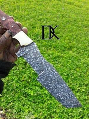 Custom Handmade Damascus Steel Tracker Knife / Hunting Knife DK-0129