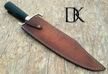 Load image into Gallery viewer, Custom Handmade 20 Inche Bowie Knife /Micarta Handle/ Fighting Knife/ Hunting Knife DK-0148