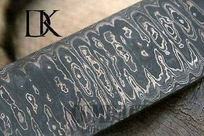 Damascus Steel 16" x 1.75" Blank Billet (Ledder) for Knife Making DK-0171