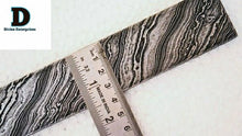 Load image into Gallery viewer, DE-0051 Custom Handmade Damascus Steel Layers Twist Twisted Blade Knives Knife Bar Blank Billet Making Bar Billet Making Blades