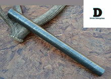 Load image into Gallery viewer, Twisted damascus steel, round billet bar for guard and ring a DE-0016