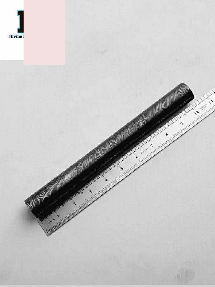 10" Handmade Damascus Steel Rod For Jewelry making DE-009