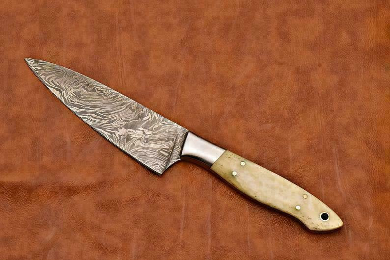 Beautiful Hand Made Damascus Steel knife/Kitchen Set DK-0333