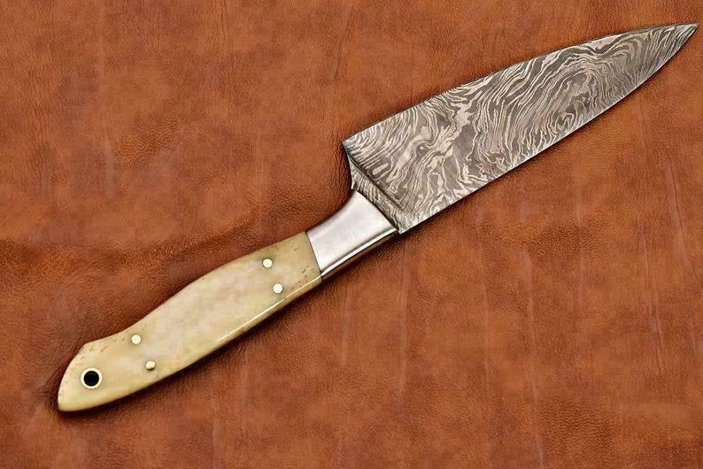 Beautiful Hand Made Damascus Steel knife/Kitchen Set DK-0333