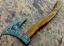 Load image into Gallery viewer, 18&quot;Inches Damascus Steel Axe Viking Axe Hatchet Axe Bearded Axe Tomahawk