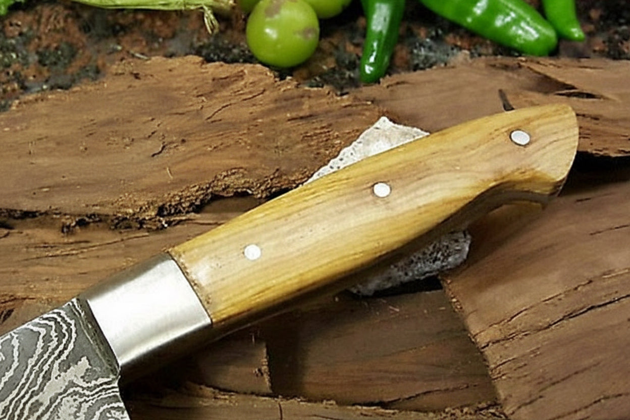 Custom Handmade Damascus Steel Chef knife/Kitchen Knife/Perfect DK-0334