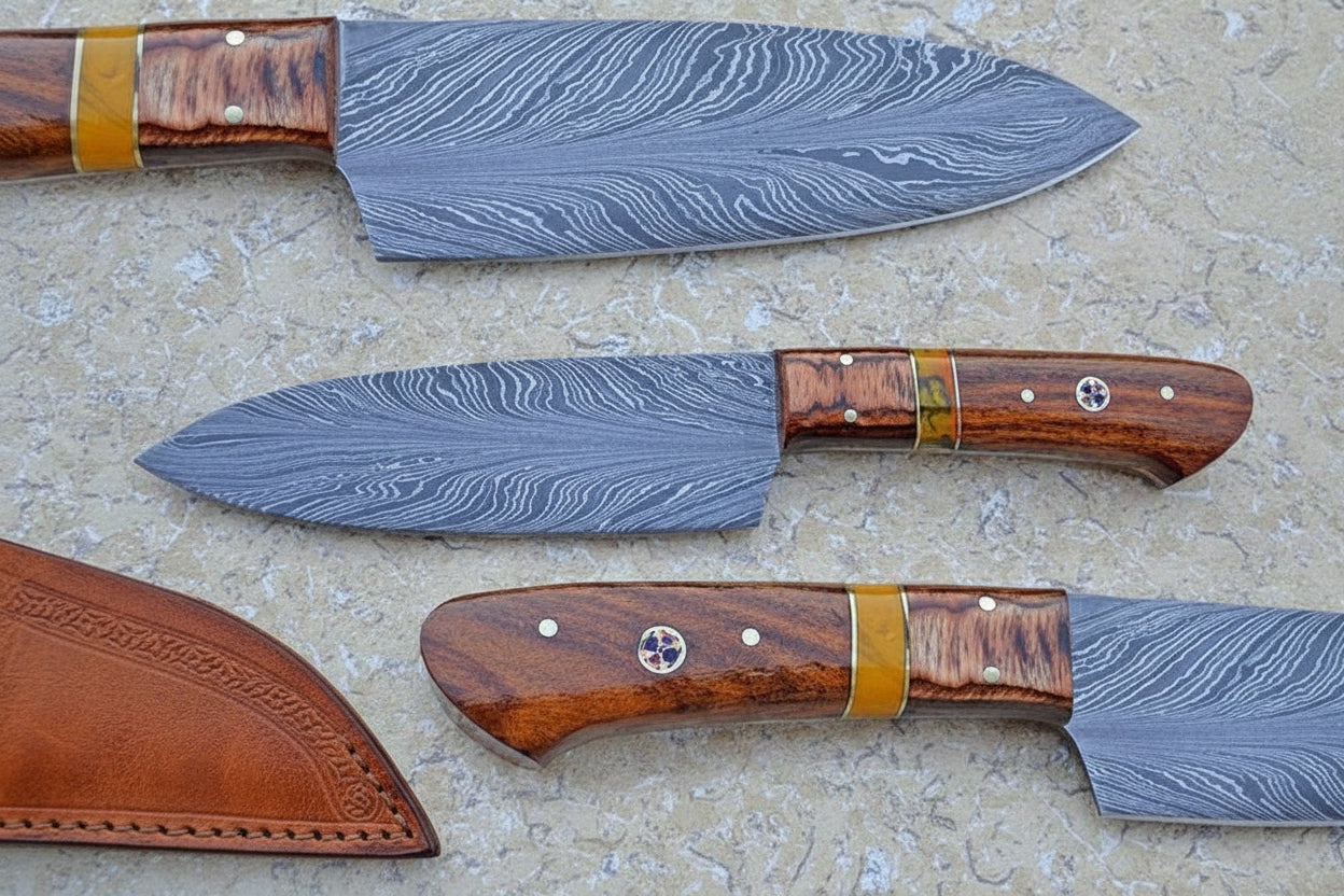Custom Hand Made Damascus chef Knife DK-0320