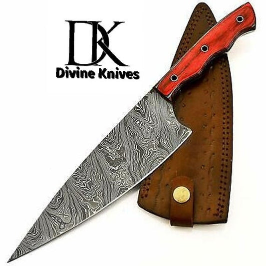Handmade Damascus Steel Kitchen Chef Knife/Perfect Gift Dk-0265