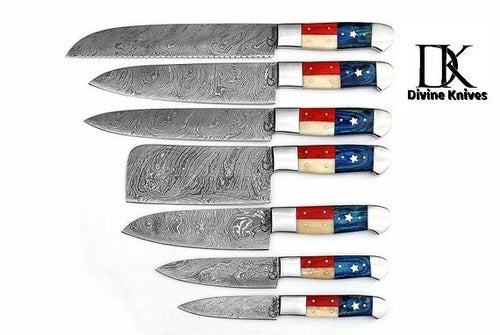 Chef Knife – damascus , nan handle