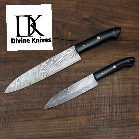 Lot of 3 Handmade Damascus Steel Blade Blank-Scottish Dirk-Knife Making DK-0182