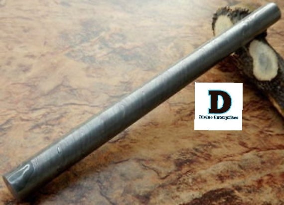 Custom made twist Damascus Steel billet bar /knife making /Razor DE-0064