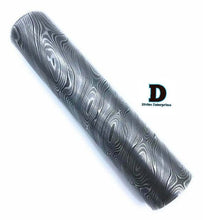 Load image into Gallery viewer, 5.5&quot; long custom handmade Damascus Steel round bar rod with 32mm thickne DE-0057