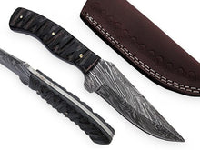 Load image into Gallery viewer, Handmade Bush-craft Knife Damascus Steel DK-0401