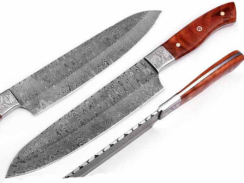 Knife – damascus , nan handle