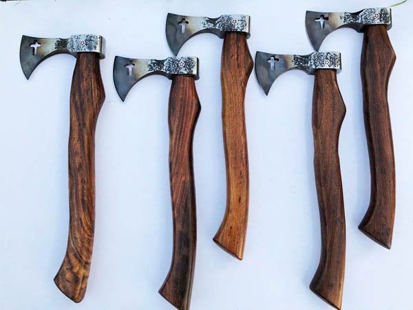 Handmade Damascus Steel Tomahawk Axe DK-0428