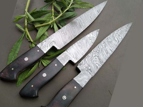 Handmade Chef Knife Damascus Steel