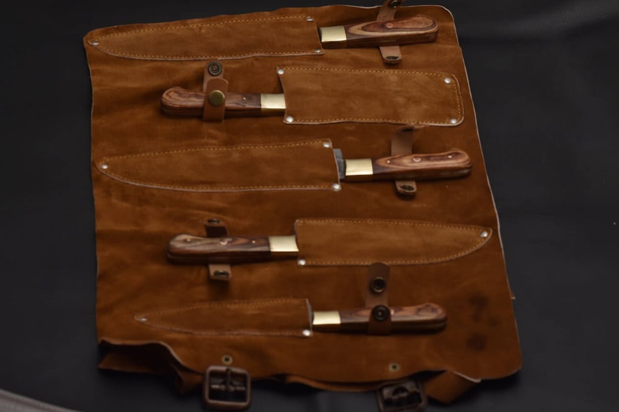 Custom Handmade Chef Knives Damascus Steel blades By JW SteelCrafts handmade Handmade Chef Knife Sets by JW SteelCrafts