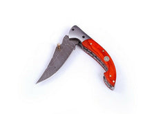 Load image into Gallery viewer, Handmade Folding Knife Damascus Steel DK-0501
