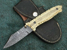 Load image into Gallery viewer, Handmade Folding Knife Damascus Steel DK-0508