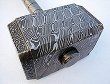 Load image into Gallery viewer, Handmade Full Damascus Steel Hammer – Great Piece of Art MB-0013