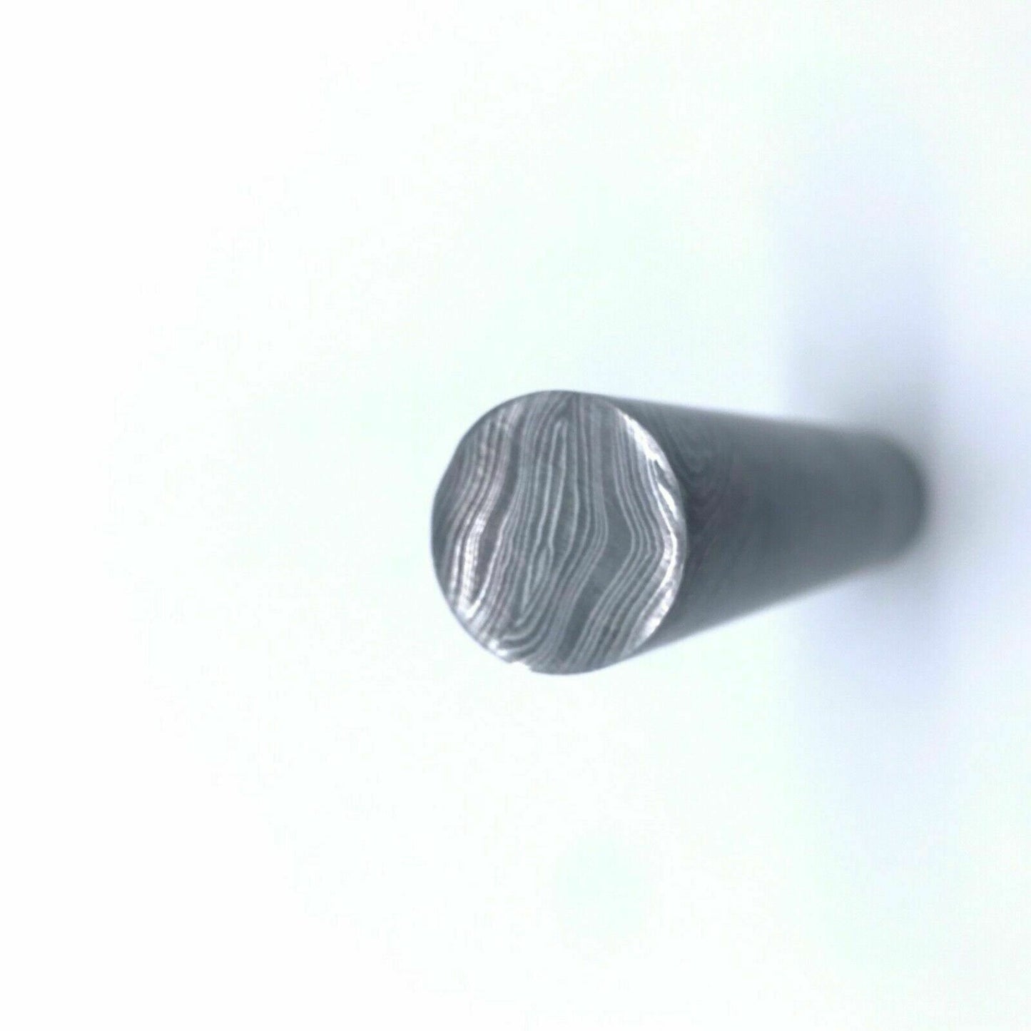 4 Inches Damascus steel rod-round bar for Jewelry and Rings making DE-0069