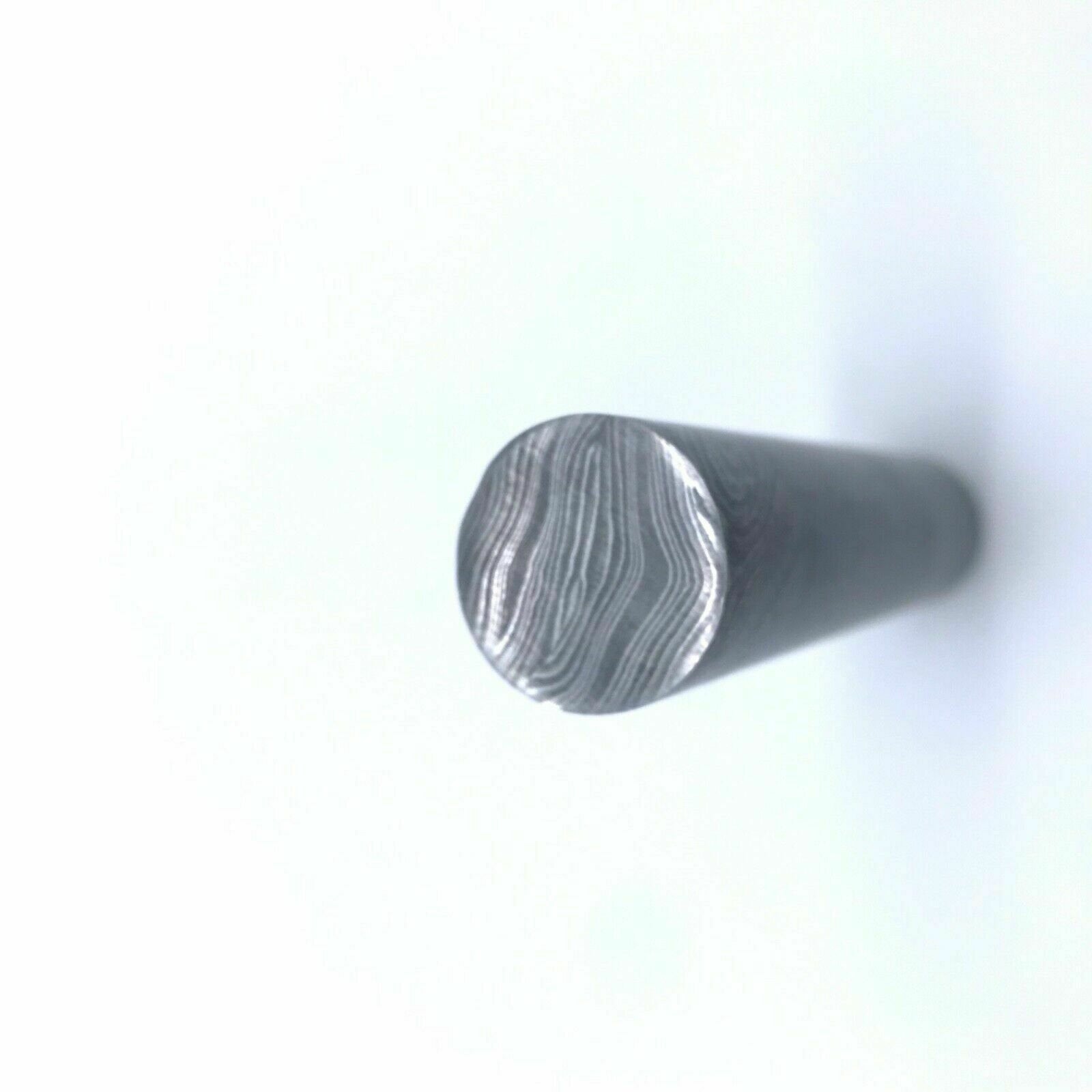 4 Inches Damascus steel rod-round bar for Jewelry and Rings making DE-0069